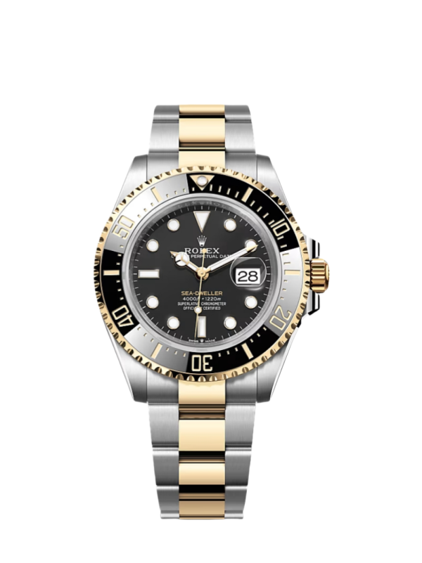 Sea-Dweller 43mm Two Tone Super Clone Swiss Replica Watch | 3235 Swiss Movement