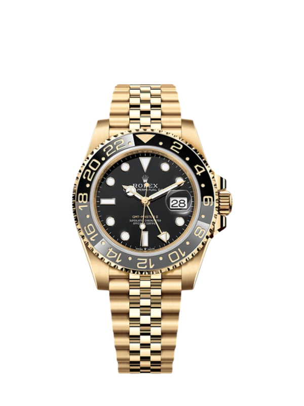 GMT Master II 2023 18k Gold Jubilee Bracelet Super Clone Swiss Replica Watch | 3285 Swiss Movement