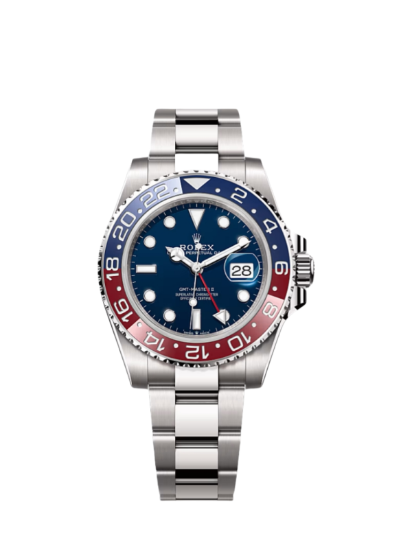GMT Master II Pepsi Blue Dial Super Clone Swiss Replica Watch | 3285 Swiss Movement