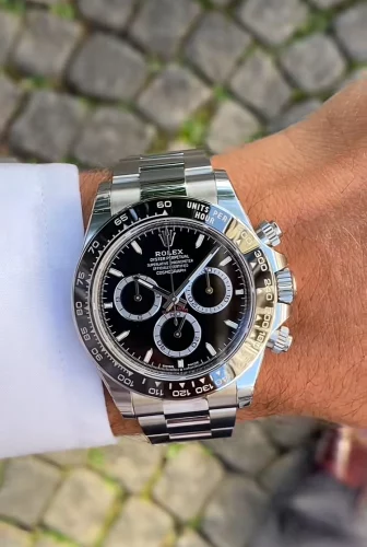 Daytona Black Dial Super Clone Swiss Replica Watch | 4130 Swiss Movement photo review