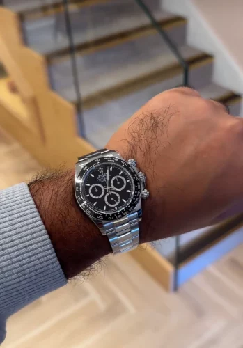 Daytona Black Dial Super Clone Swiss Replica Watch | 4130 Swiss Movement photo review
