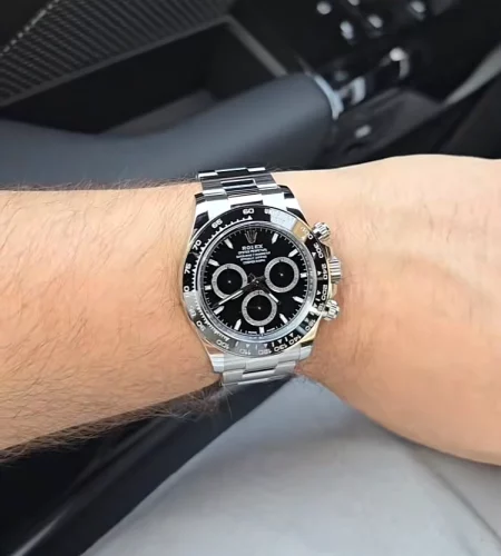 Daytona Black Dial Super Clone Swiss Replica Watch | 4130 Swiss Movement photo review