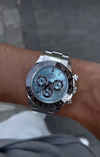 Click to view full screen Daytona Arabic Dial Super Clone Swiss Replica Watch | 4131 Swiss Movement photo review